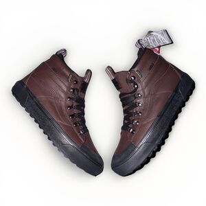 Vans SK8-HI MTE Waterproof Chocolate Brown Black Women's 7.5 Hiking Sneaker Boot